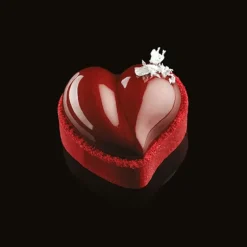 Moule Silicone Coeur 6,5 x 6 cm x H 2,1 cm (x8) Pavoflex