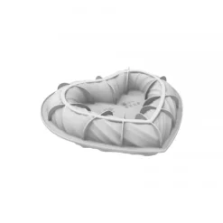 Moule Silicone Coeur Heartbeat 25 x 22 x H 5,2 cm Silikomart