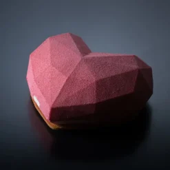 Moule Silicone Coeur Origami 15x13,5 cm SilikoMart Professional