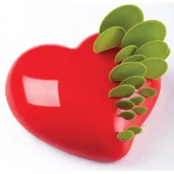 Moule Silicone Coeur Passion 17,5 x 16,5 cm x H 5,8 cm Pavoni