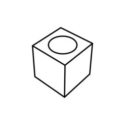 Moule Silicone Cube 5 cm x H 5 cm (x28) Pavoflex