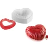 Moule Silicone Cœur Lovely 18,2 x 17,3 cm x H 6,8 cm Silikomart Professional