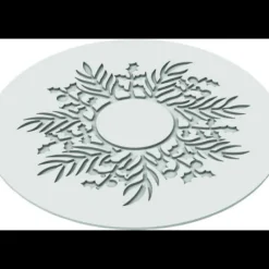 Moule Silicone Décor Guirlande Ø 14,5 x H 0,2 cm Silikomart