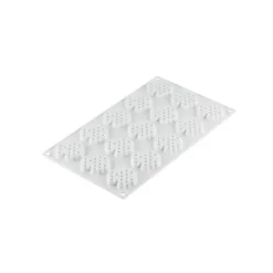 Moule Silicone Décor Miel Ø 4,5 cm x H 0,8 cm (x15) Silikomart Professional