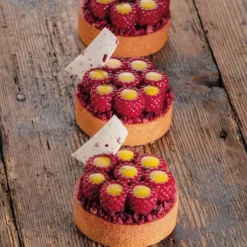 Moule Silicone Décor Mini Framboises Ø 6,2 cm x H 2,1 cm (x8) Pavoni