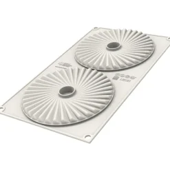 Moule Silicone Décors Skirt Ø 14 x H 1 cm (x2) Silikomart