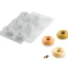 Moule Silicone Donuts Gourmands Ø 7,2 cm x H 2,7 cm (x6) Silikomart Professional