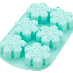 Moule Silicone Flocon de Neige 6 Empreintes Wilton