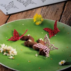 Moule Silicone Gourmand Grand Papillon 6 x 5,8 x H 0,2 cm (x8) Pavoni