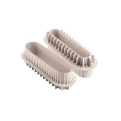 Moule Silicone Insert Bûche et Cake 22 x 5 x H 4 cm (x2) Silikomart 3D Design