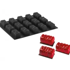 Moule Silicone Lovely 8 x 4,3 cm x H 3,6 cm (x15) Pavoflex