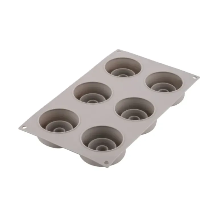 Moule Silicone Mini Color Ø 7,3 x H 3 cm (x6) Silikomart