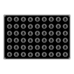 Moule Silicone Mini-Spirale Babel Ø 4 cm x H 3 cm (x54) Pavoflex