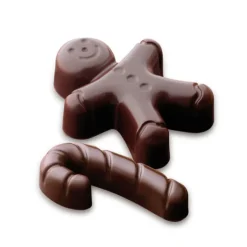 Moule Silicone Mr Ginger 2,8 x H 3 cm Easy Choc (x15) Silikomart