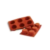 Moule Silicone Muffins 6,9 cm x H 3,5 cm (x6) Silikomart