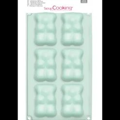 Moule Silicone Ourson 6 Empreintes ScrapCooking