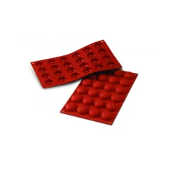 Moule Silicone Pomponnette 3,4 cm x H 1,6 cm (x24) Silikomart