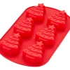 Moule Silicone Sapin de Noël 6 Empreintes Wilton
