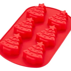 Moule Silicone Sapin de Noël 6 Empreintes Wilton