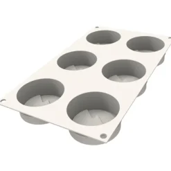 Moule Silicone Sapin Mini Hiver Ø 7 x H 3 cm (x6) Silikomart