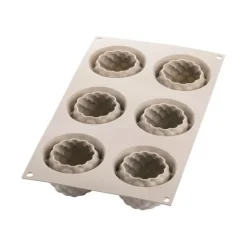 Moule Silicone Segreti del bosco Ø 6,5 x H 5,5 cm (x6) Silikomart