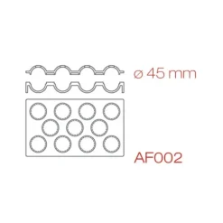 Moule Silicone Sphère 30 x 17,5 cm Ø 4,5 cm (x11) Pavoni
