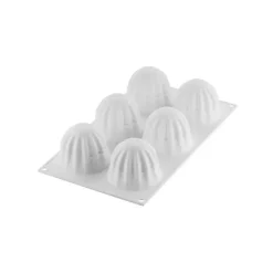 Moule Silicone Sphère Supernova Ø 6,4 cm x H 5,6 cm (x6) Silikomart Professional