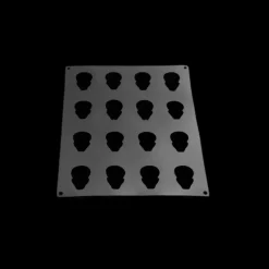 Moule Silicone Tête de Mort 5 x 7 cm x H 6 cm (x16) Pavoflex