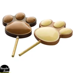 Moule Sucette Chocolat Patte 62 x 55 mm (x4) Chocolat Form