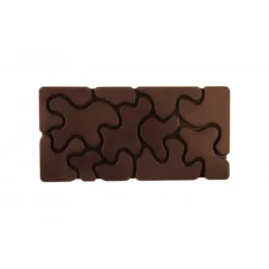 Moule Tablette Chocolat Camouflage 15,4 x 7,7 cm x H 0,8 cm (x3) Pavoni