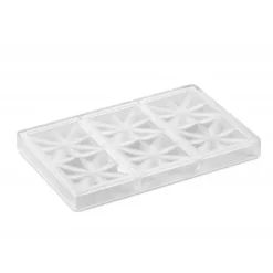 Moule Tablette Chocolat Edelweiss 15,5 x 7,7 cm x H 1 cm (x3) Pavoni