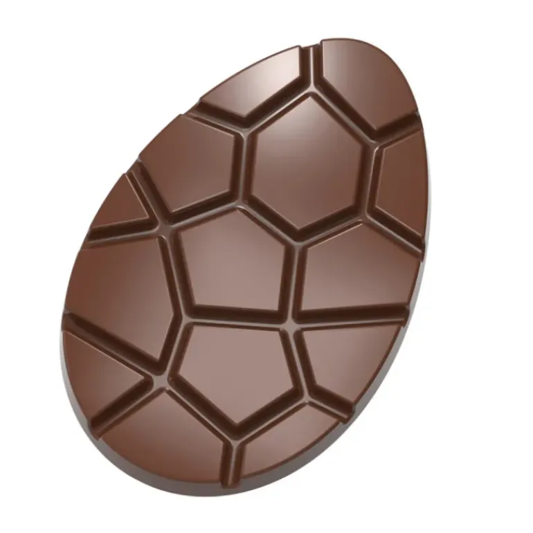 Moule Tablette Chocolat Œuf de Pâques 14 x 9,2 cm (x2) Chocolate World