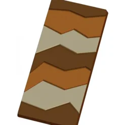 Moule Tablette de Chocolat Craquelée x5