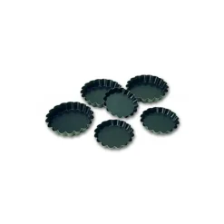 Moule Tartelette Cannelée Exopan Ø10cm H.1.8cm (x12)