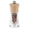 Moulin à Piment Oléron 14 cm Transparent-Bois Naturel Peugeot