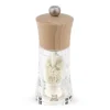 Moulin à Sel Humide Oléron 14 cm Transparent-Bois Naturel Peugeot