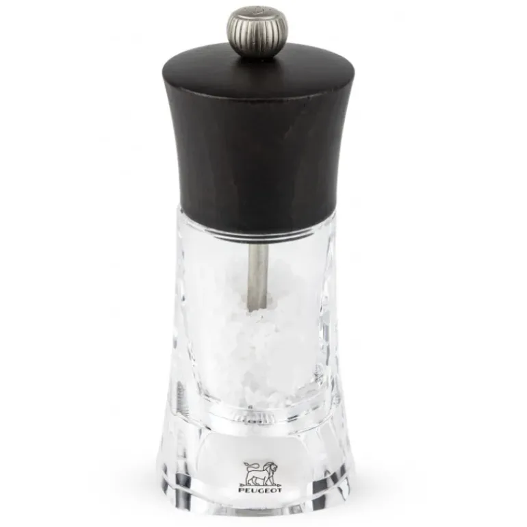 Moulin à Sel Oléron 14 cm Transparent-Chocolat Peugeot