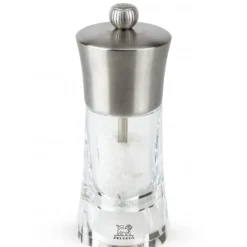 Moulin à Sel Ouessant 14 cm Transparent-Inox Peugeot