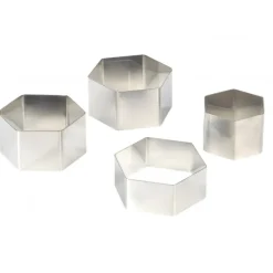 Nonnette Hexagonale Inox Ø 8 cm H4 cm