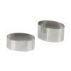 Nonnette Ovale Inox 8 cm H3 cm