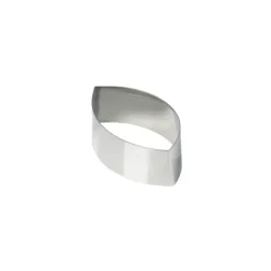 Nonnette Ovale Pointu Inox 9 cm H 3 cm