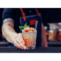 Paille Réutilisable en Verre 15cm droite x4 HALM