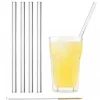 Paille Réutilisable en Verre 23cm droite x4 HALM