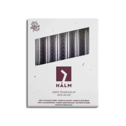 Paille Réutilisable en Verre 15cm droite x6 HALM