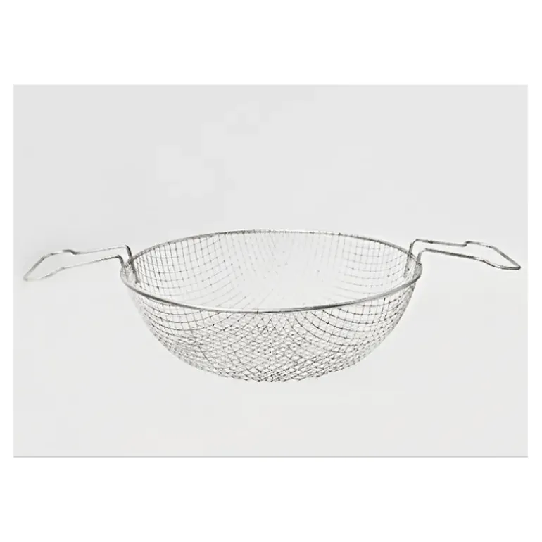 Panier à Friture Étamé Bombé 28 cm pour bassine