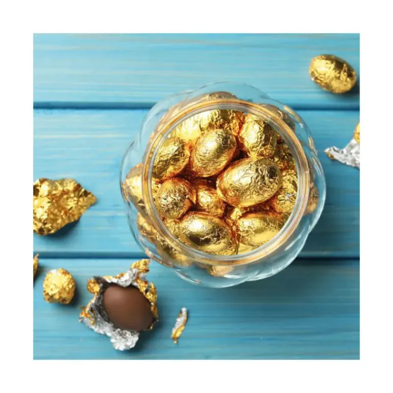 Papier Doré pour Emballage Bonbon Patisdécor (x50)