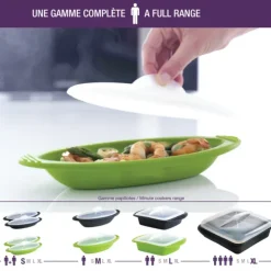 Papillote en Silicone Minute Individuelle - Lot de 2 Vertes Mastrad