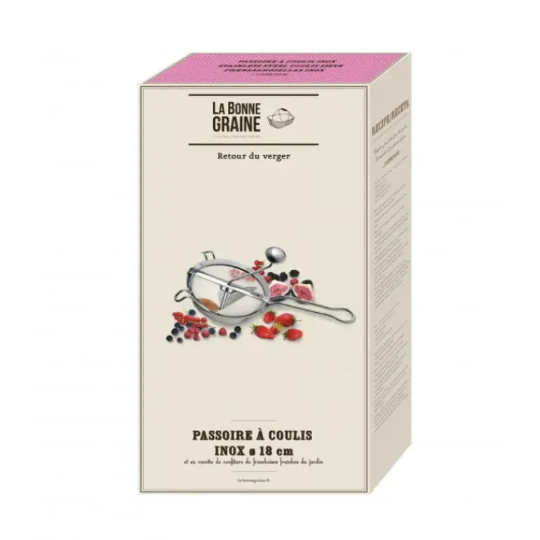 Passoire à coulis (groseille, cassis) 18cm inox La Bonne Graine