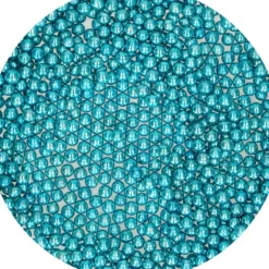 Perles de sucre Bleu Métallique 80 g Funcakes
