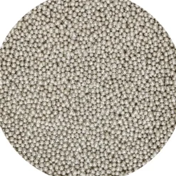 Perles de sucre 2mm Argenté 80g Funcakes
